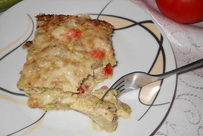 Fritatta cu ton si dovlecei