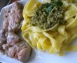 Tagliatelle cu sos pesto si pulpa de pui-4