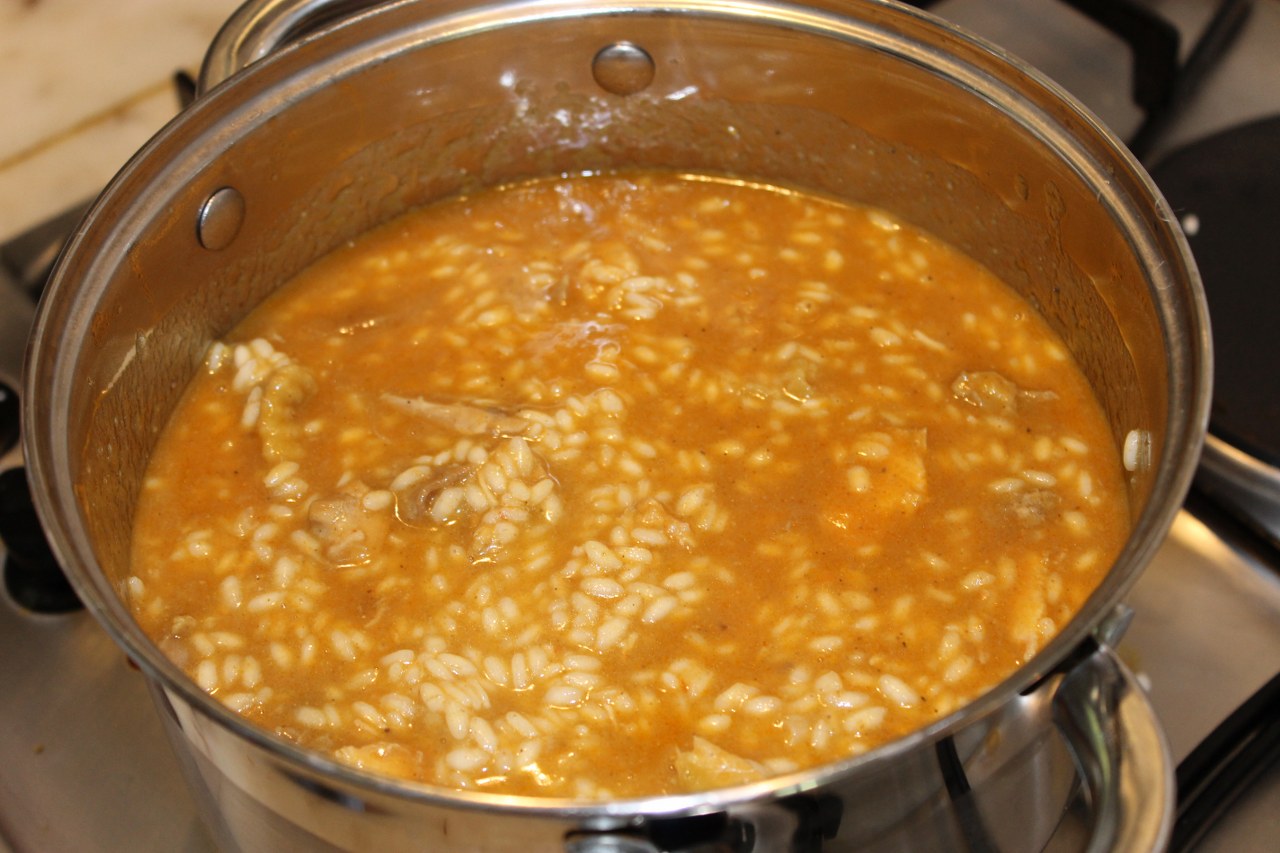 Curry risotto cu pui