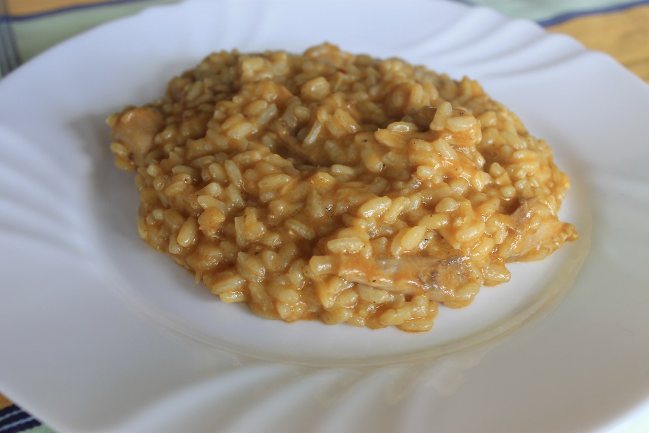 Curry risotto cu pui