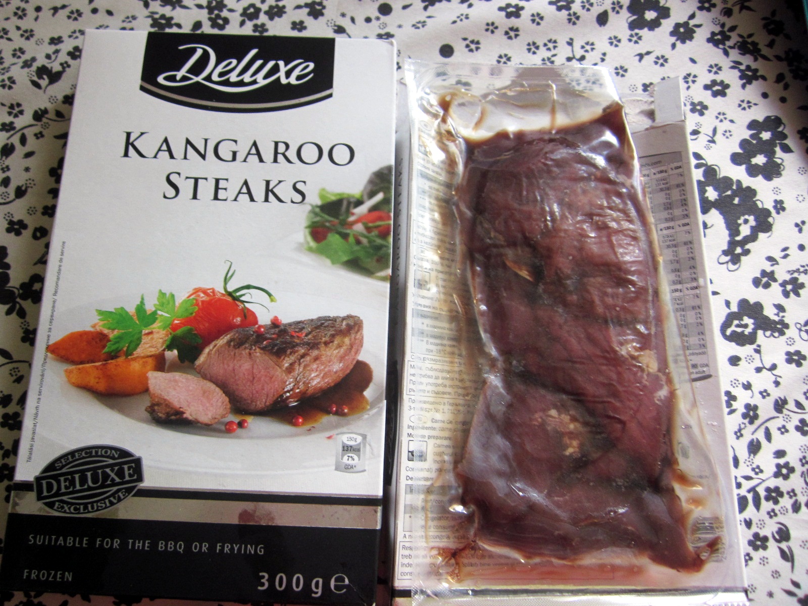 Friptură de cangur/ Kangaroo Steaks