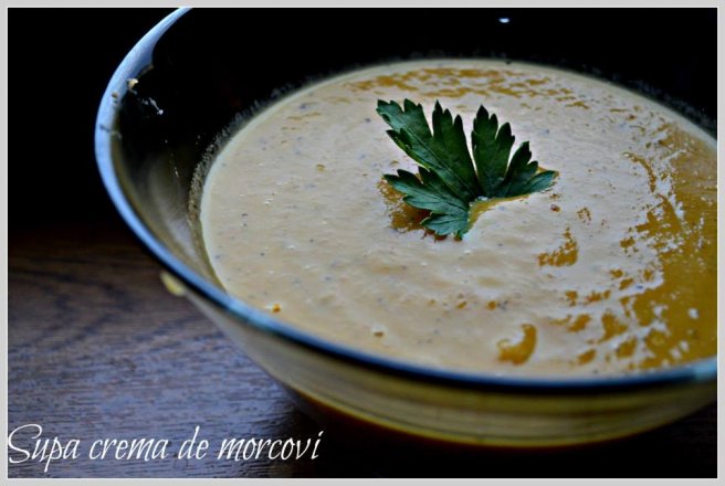 Supa crema de morcovi