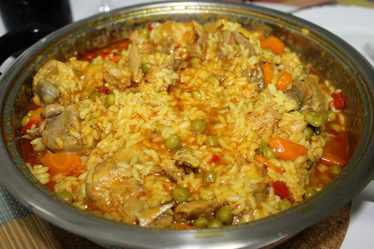 Paella de pui