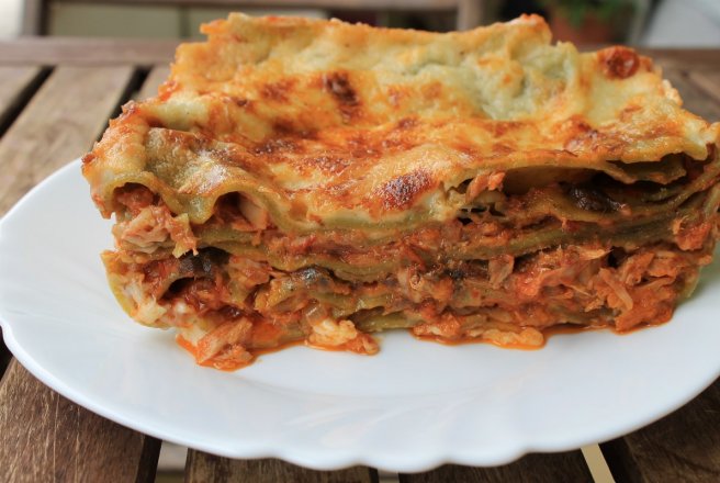 Lasagna cu ton si sardine