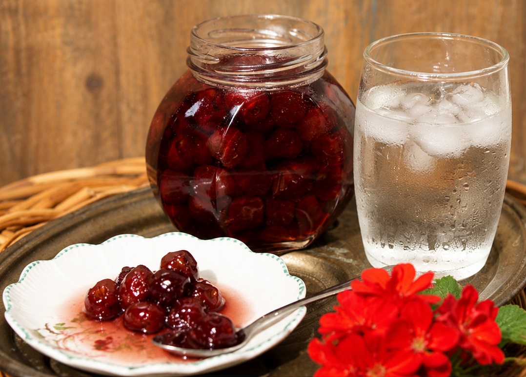 Dulceata de cirese in sirop de zahar