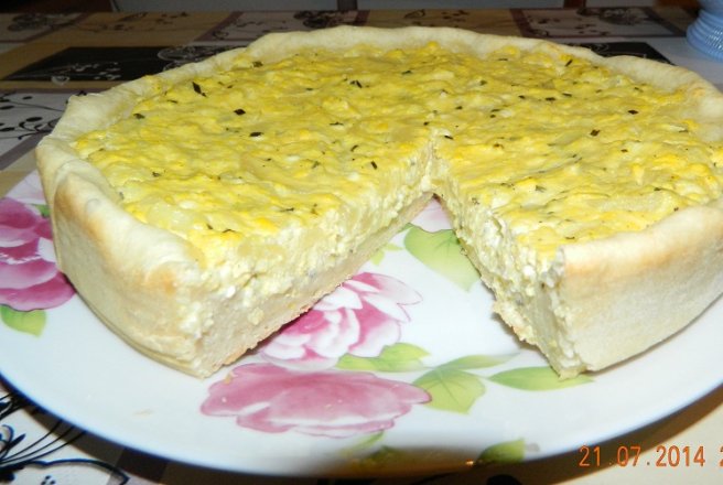 Tarta cu dovlecel si branza