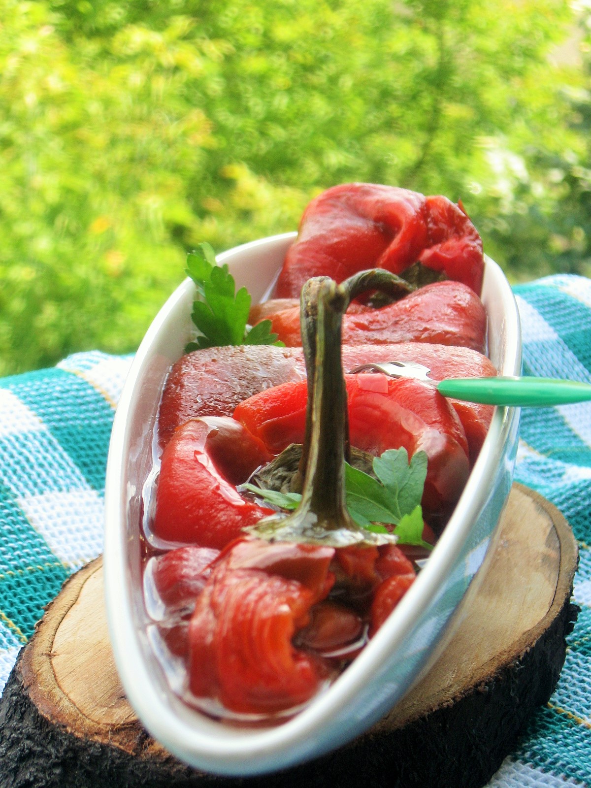 Salata de ardei copti