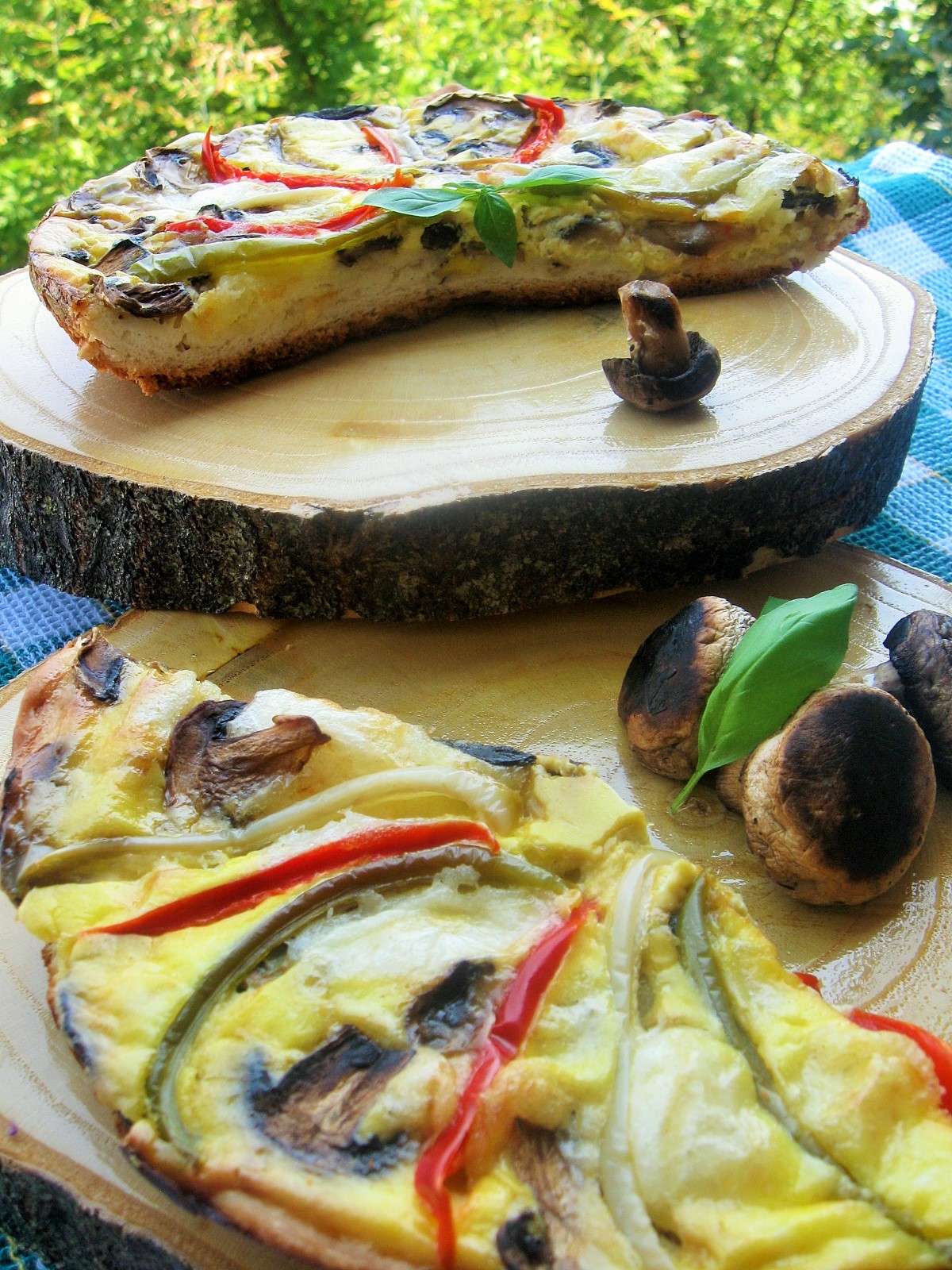 Tarta cu ciuperci