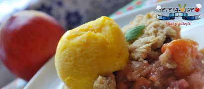 Crumble de piersici