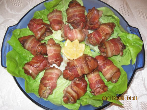 Ficatei in bacon