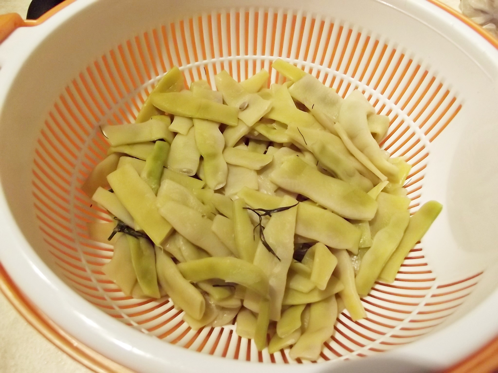 Pasta de fasole verde