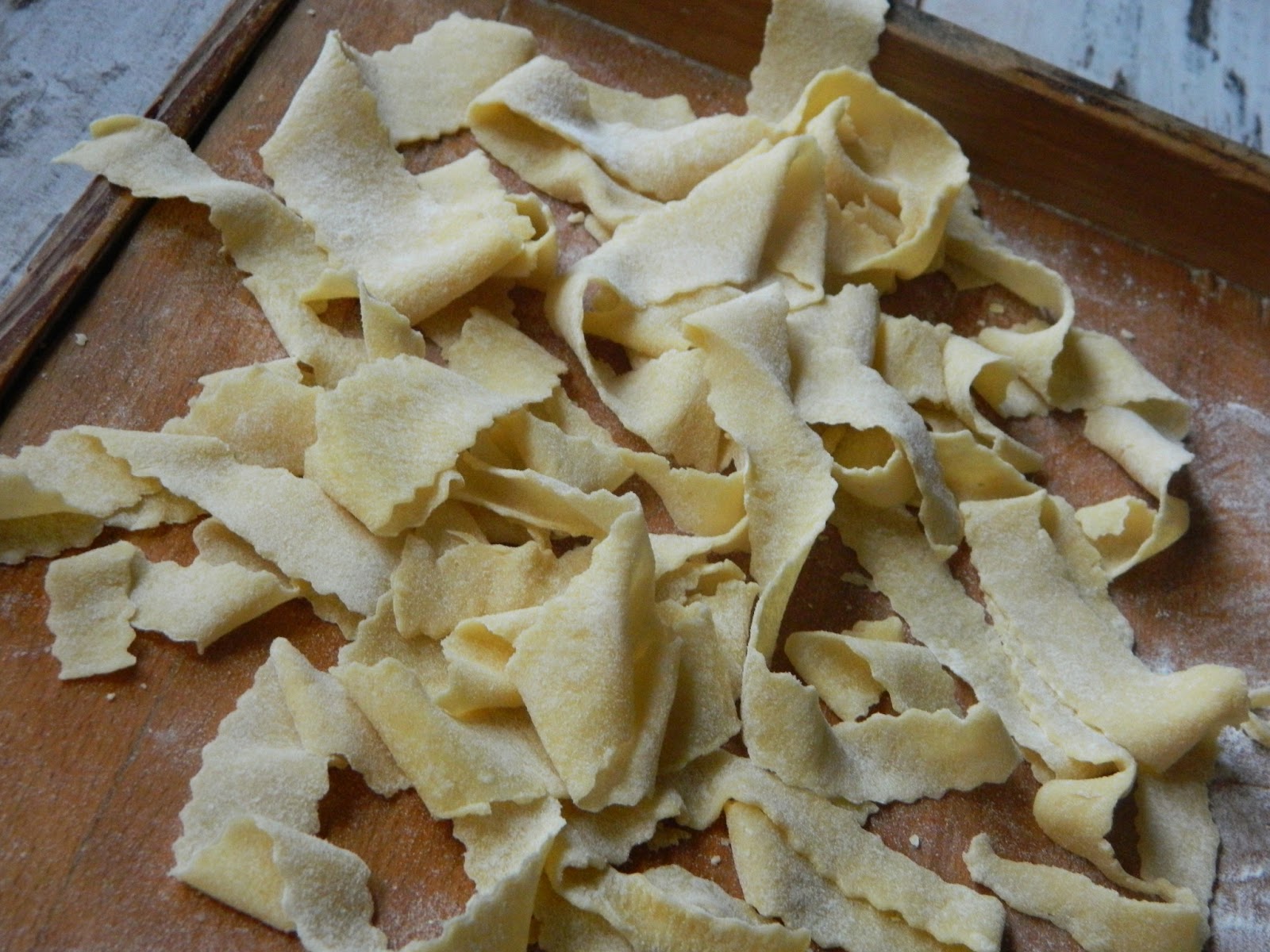 Pappardelle cu ficatei de pui