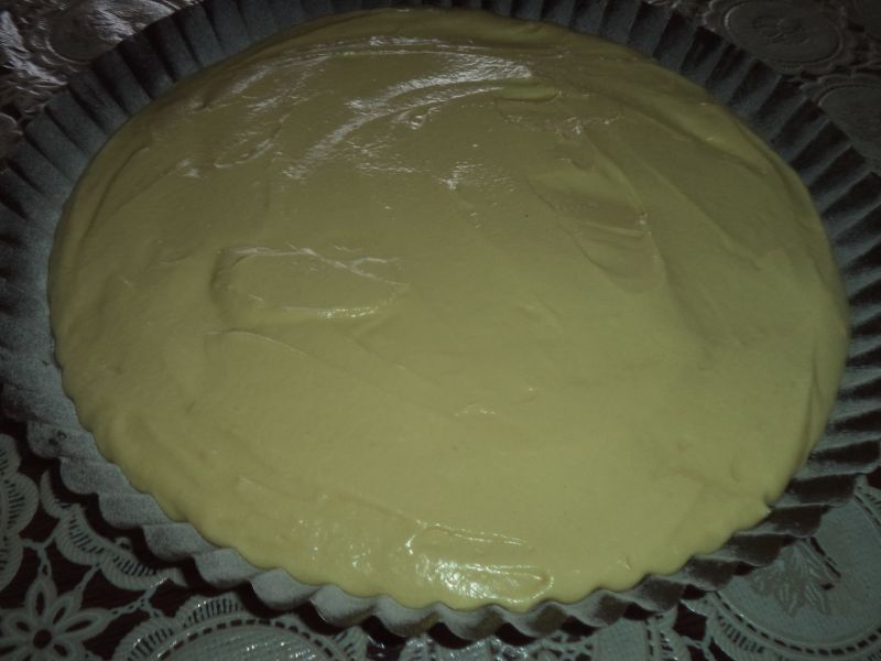 Tarta cu fructe si crema de lapte cu tapioca