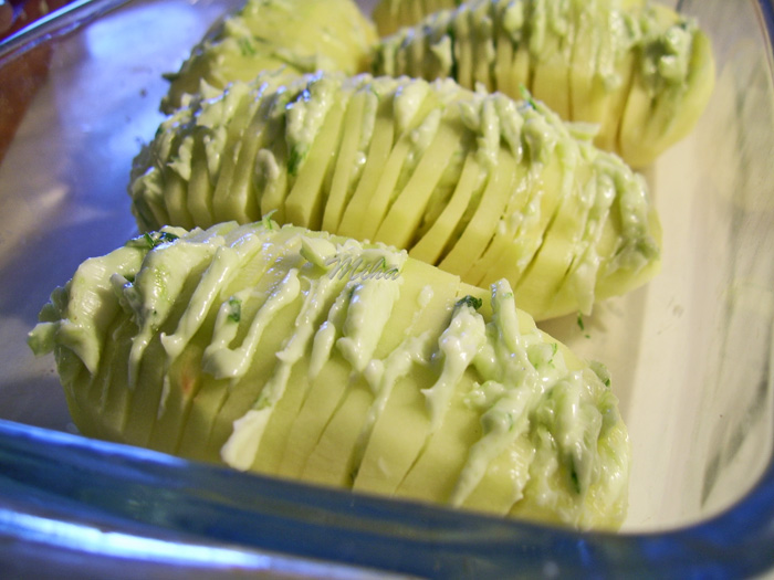 Cartofi Hasselback