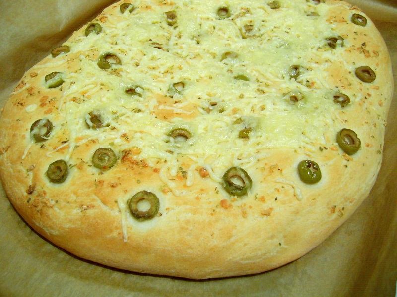 Focaccia cu masline a la Simo