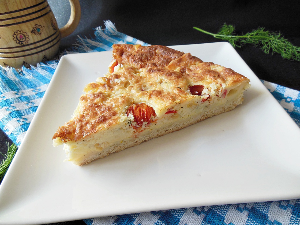 Quiche cu branzeturi