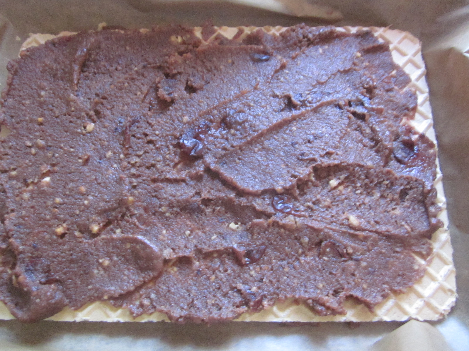Foi de napolitane umplute cu crema de biscuiti
