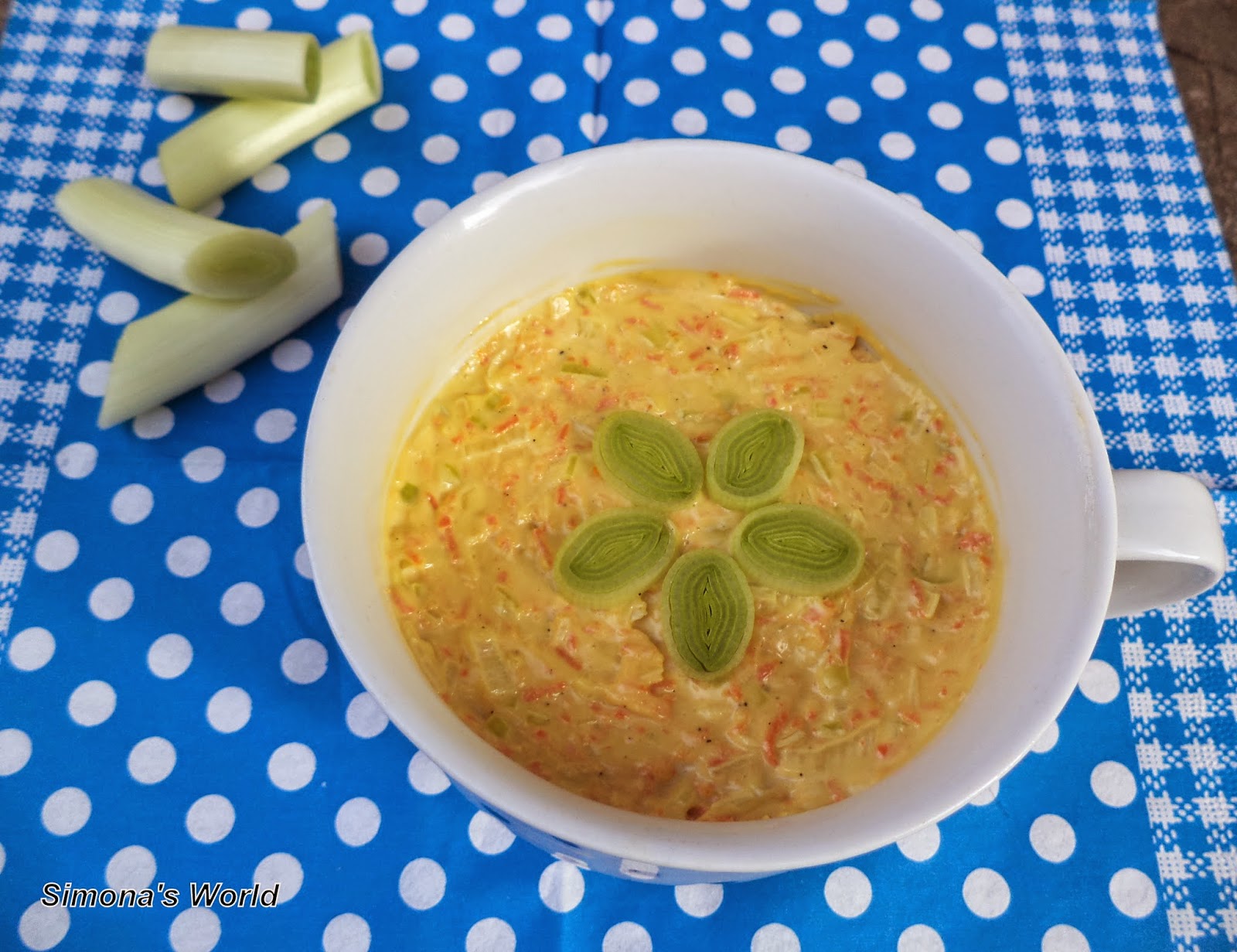 Salata de praz si morcov, cu maioneza