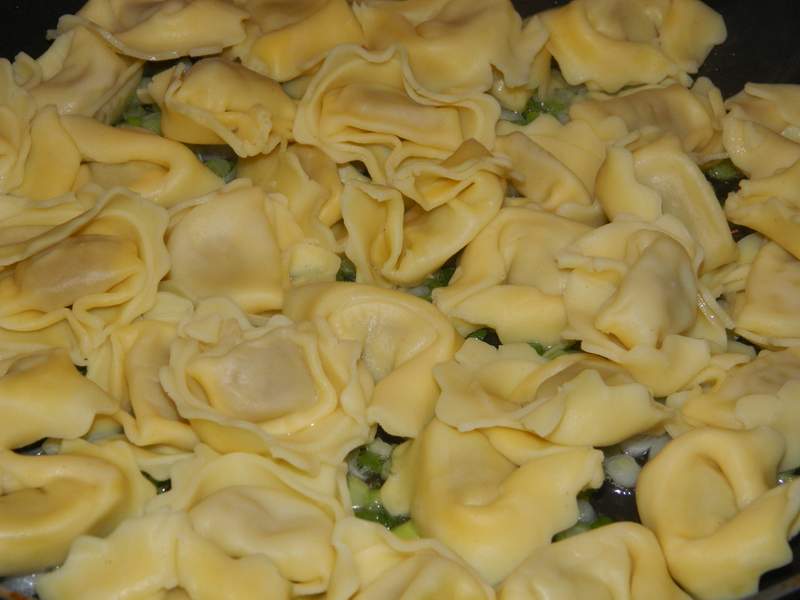 Omleta cu tortelloni