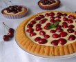 Tarta cu crema de vanilie, mascarpone si cirese-7