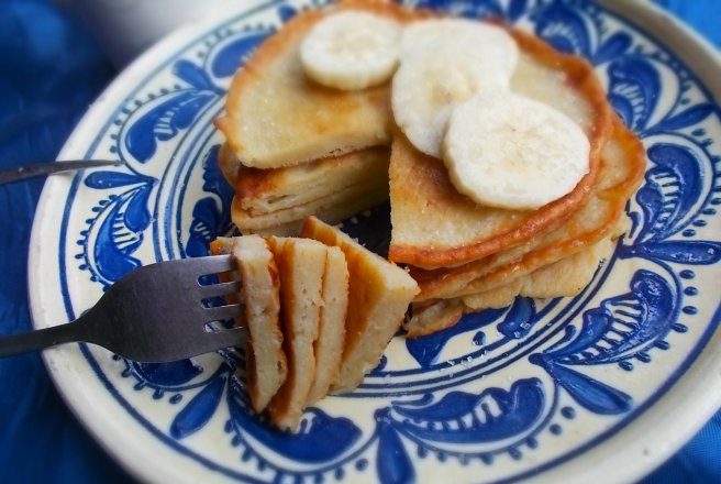 Pancakes cu banane