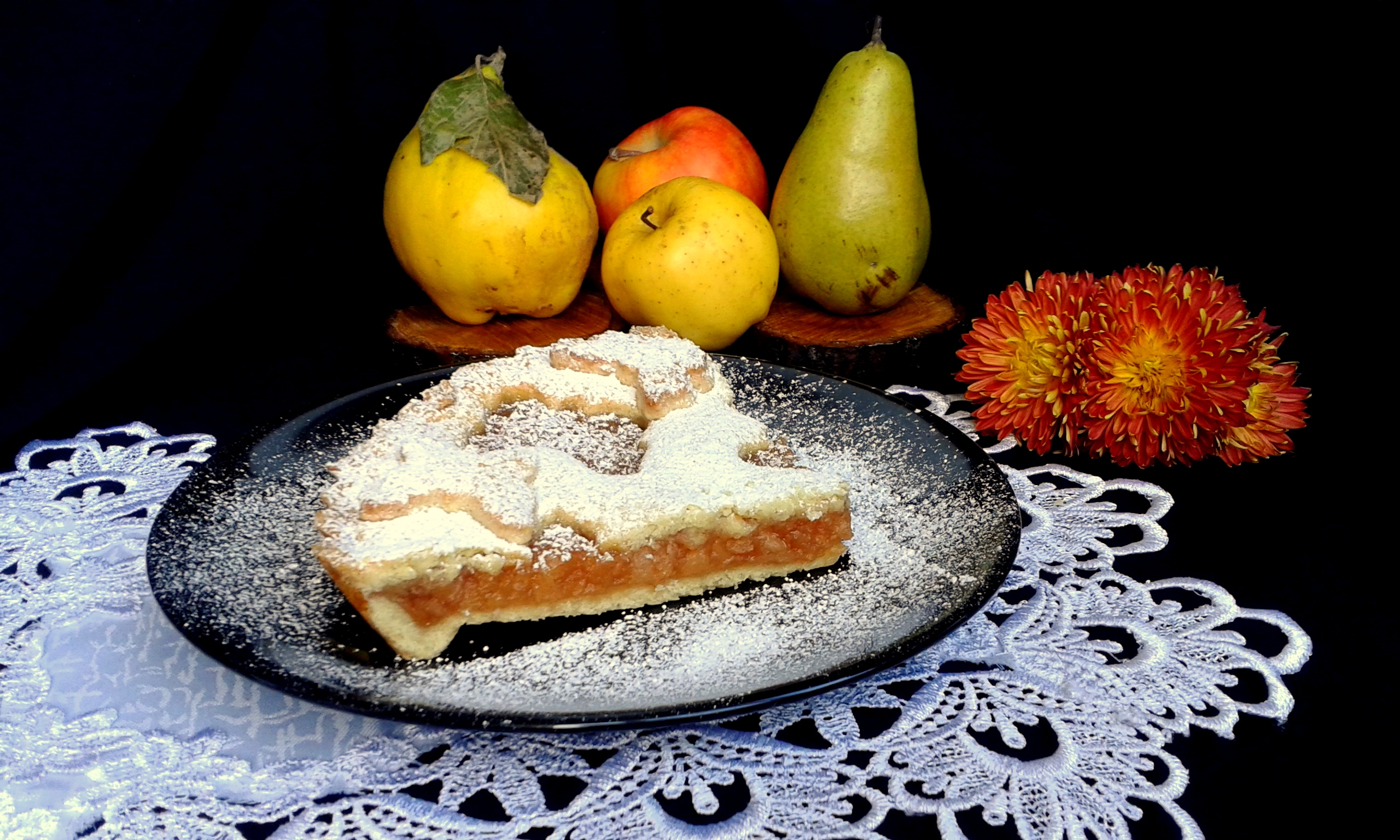 Tarta cu fructe de toamna