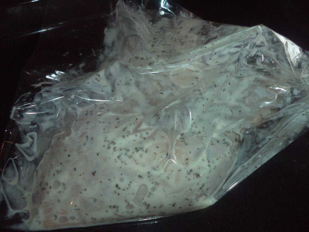 Pulpe de pui marinate in kefir