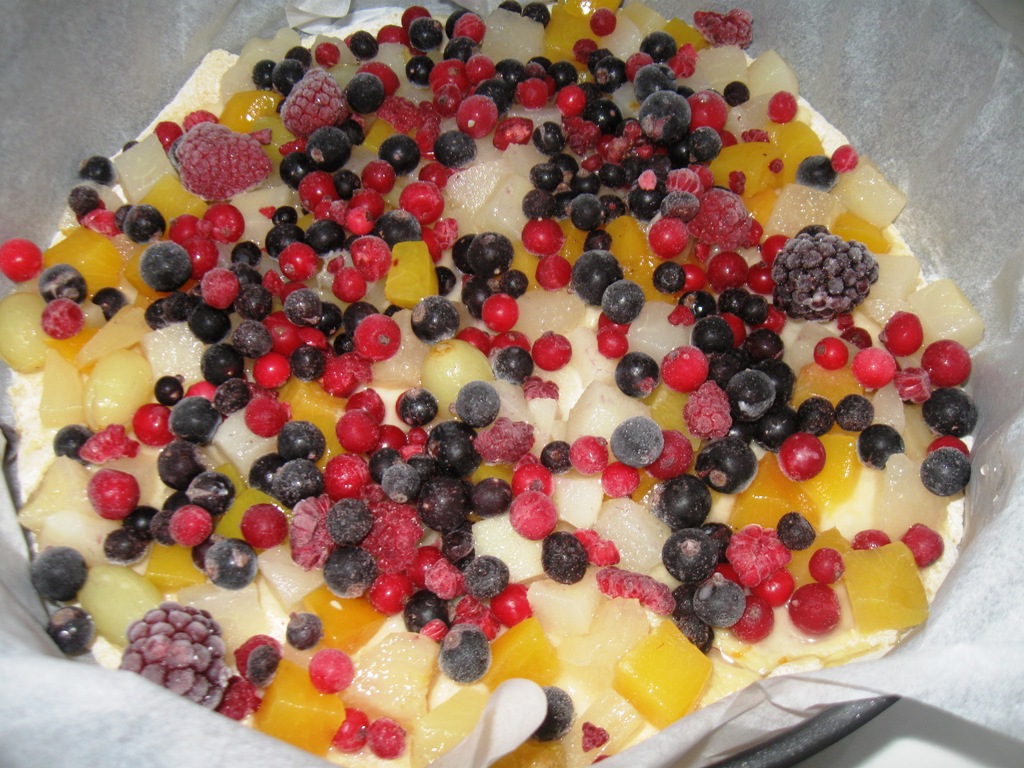 Tarta cu fructe de padure