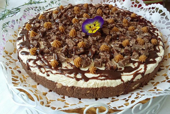 Cheesecake cu unt de arahide si ciocolata - Reteta nr. 500