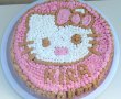 Tort cu zmeura, frisca si ciocolata "Hello Kitty"-6