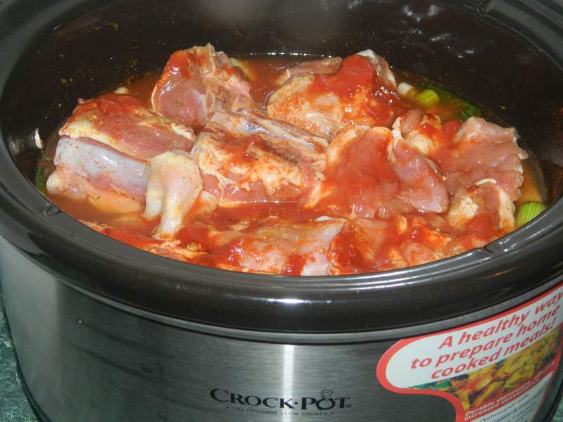 Tocana de miel cu cartofi la slow cooker Crock-Pot