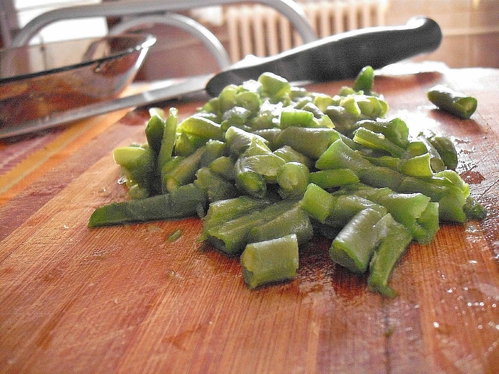 Aperitiv timbale de fasole si spuma de sunca