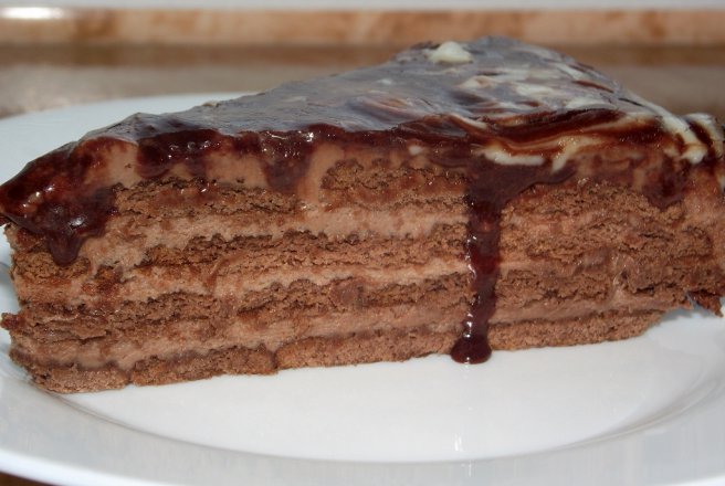 Tort de biscuiti cu mascarpone si ciocolata, fara coacere / CHOCOTORTA de Fetesti