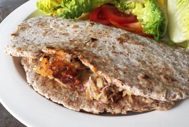 Piadina cu ton si branza Gouda