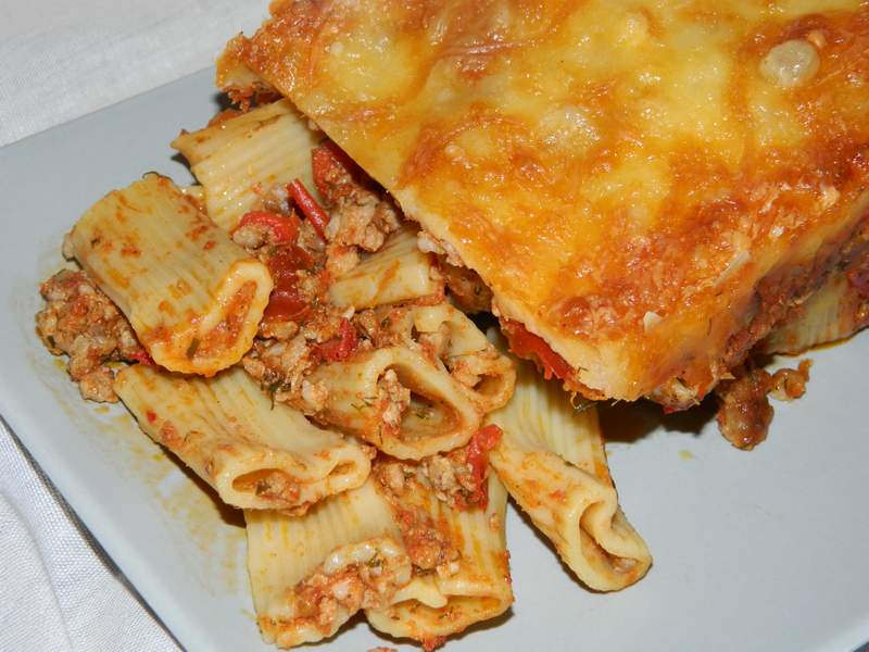 Rigatoni cu carne