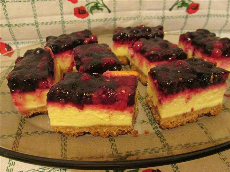 Cheesecake cu fructe de padure