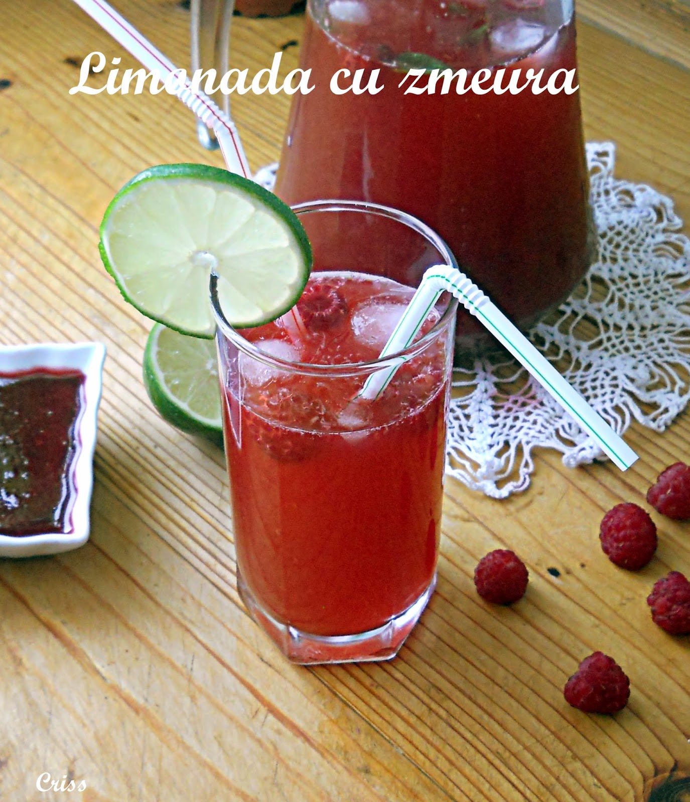 Limonada cu zmeura