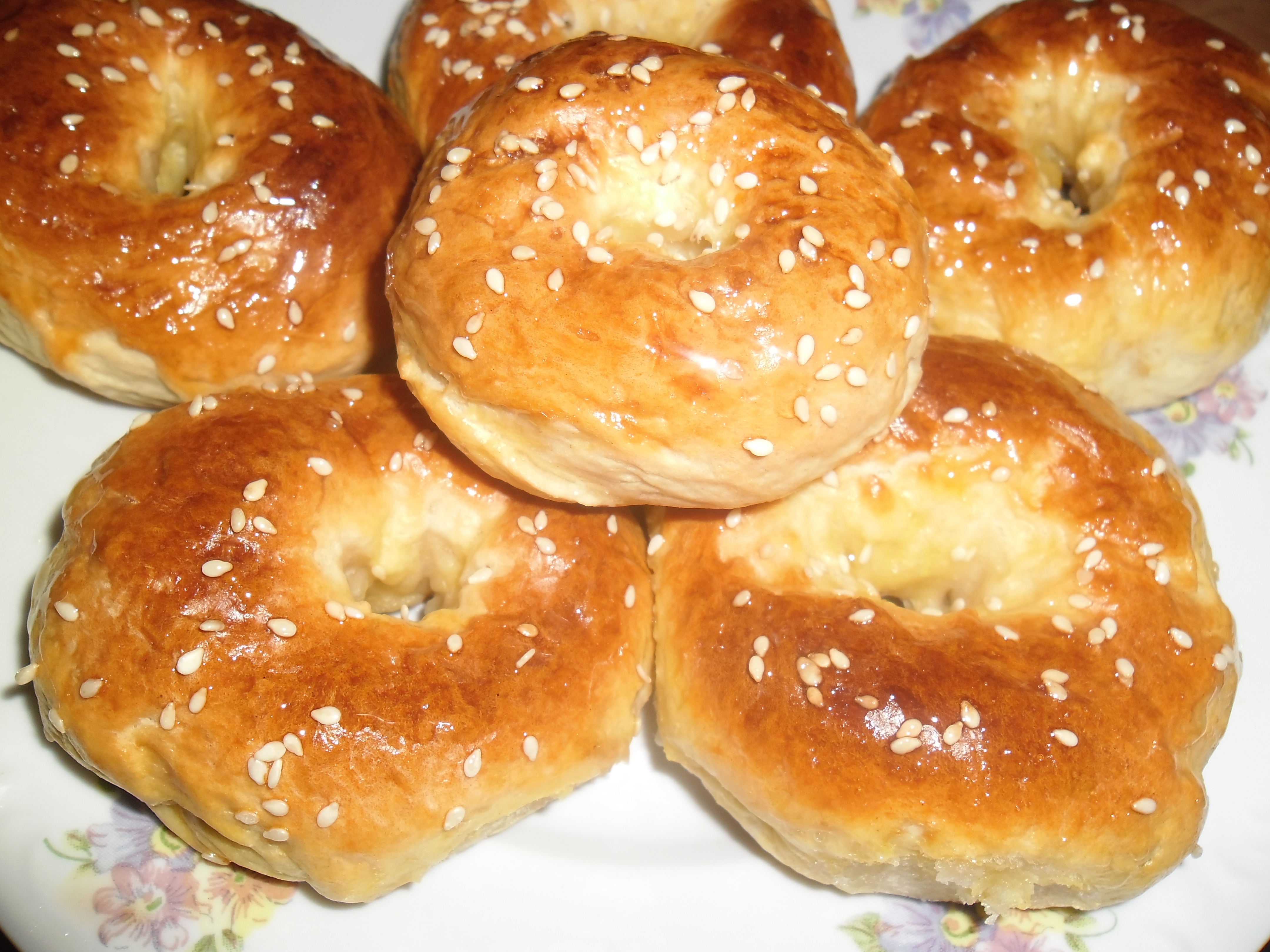 Covrigi Bagels cu miere