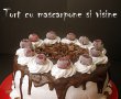 Tort cu mascarpone si visine-4