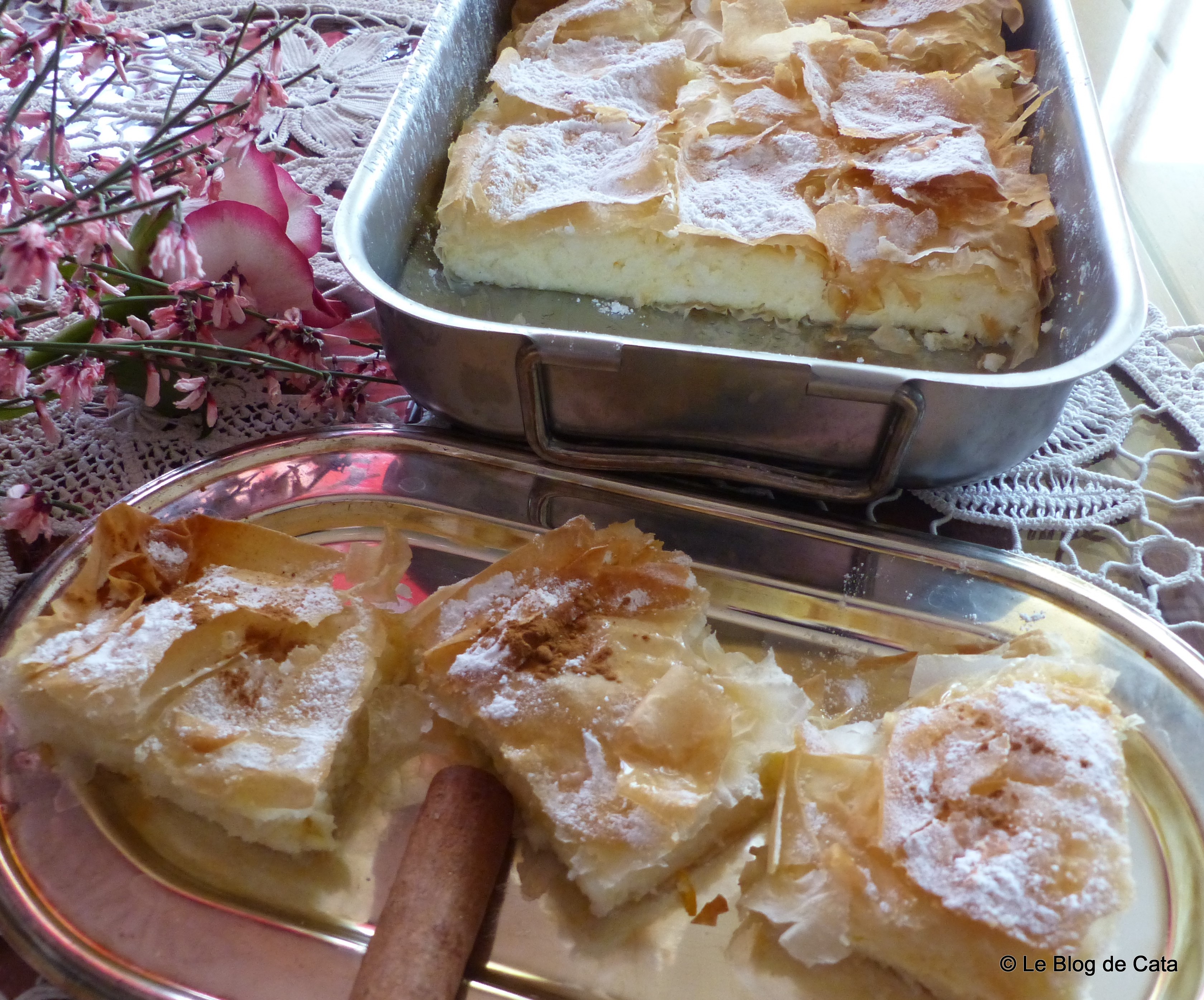 Desert placinta greceasca- Bougatsa