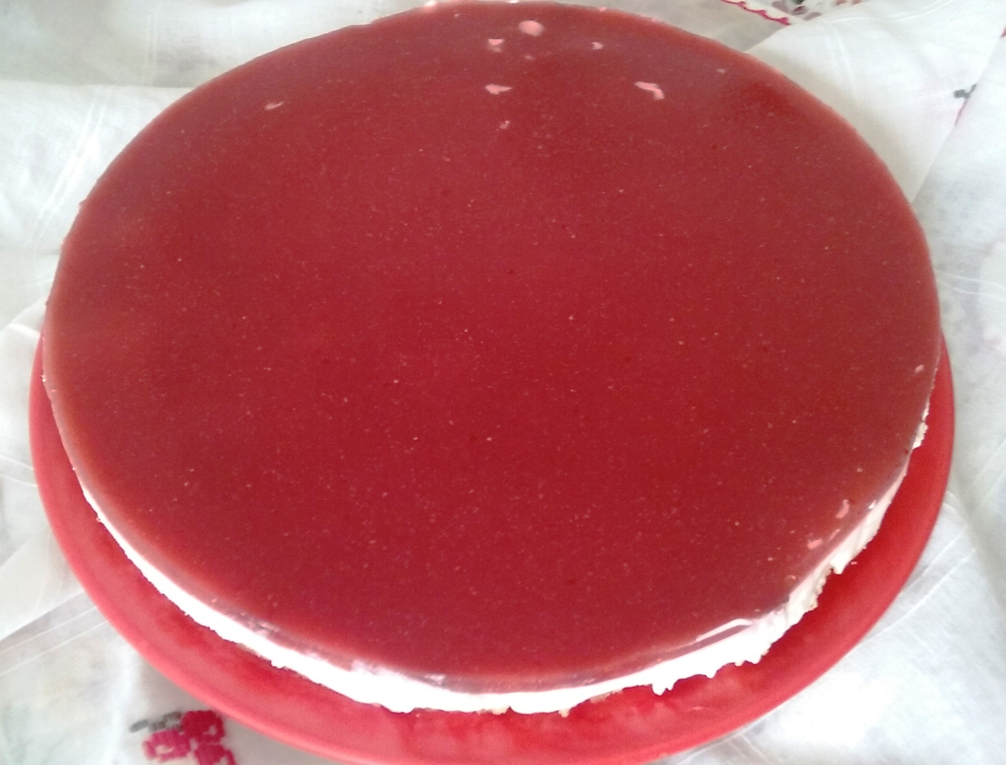 Desert cheesecake cu capsuni