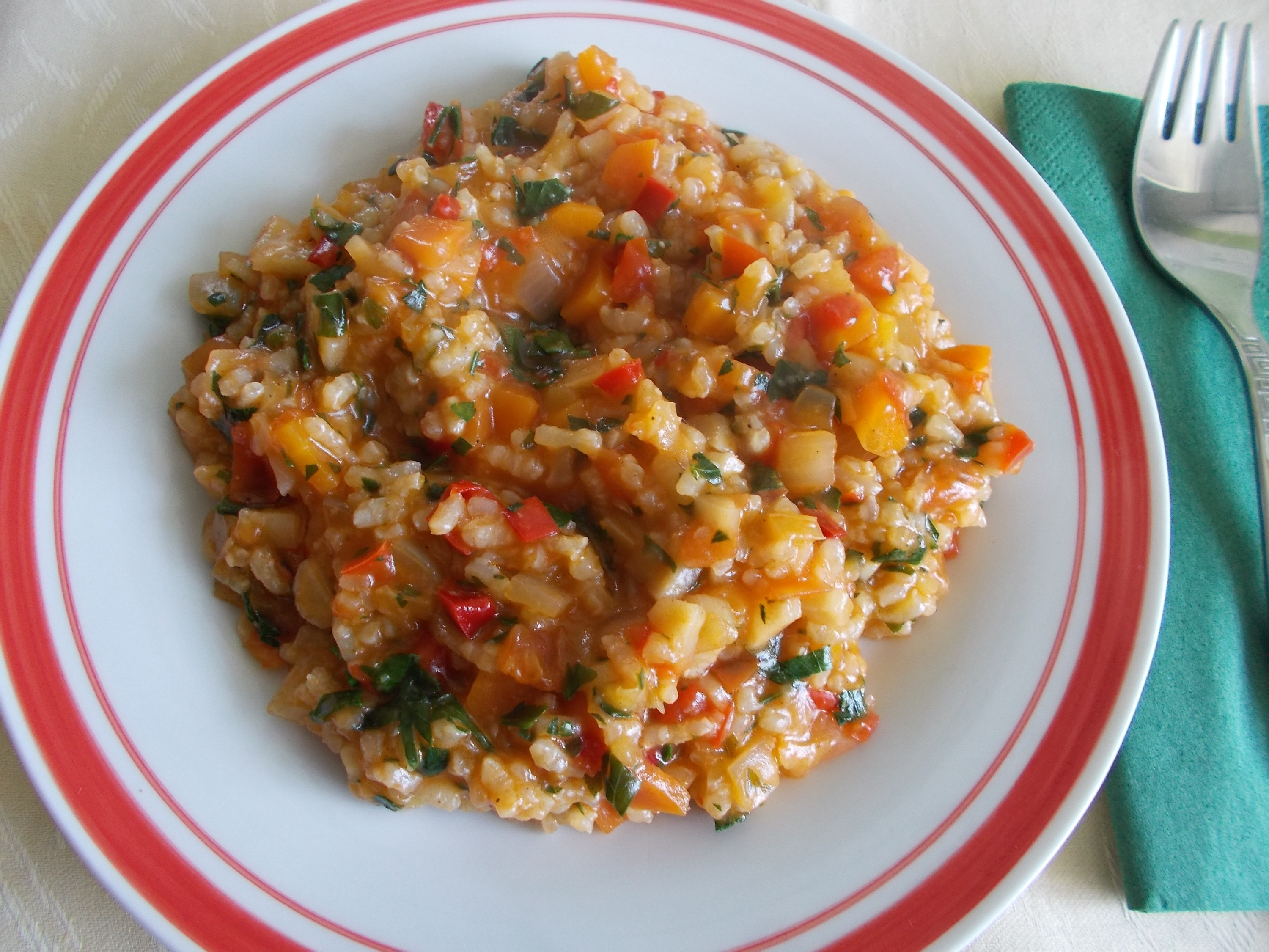 Pilaf cu legume