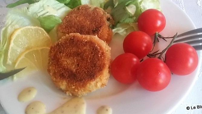 Chiftele din crab / Crab cake