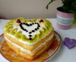 Desert tort inima cu mascarpone si fructe-0