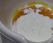 Desert prajitura cu ciocolata, nuca de cocos si crema de vanilie-5