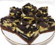 Desert brownie cheesecake cu oreo-8