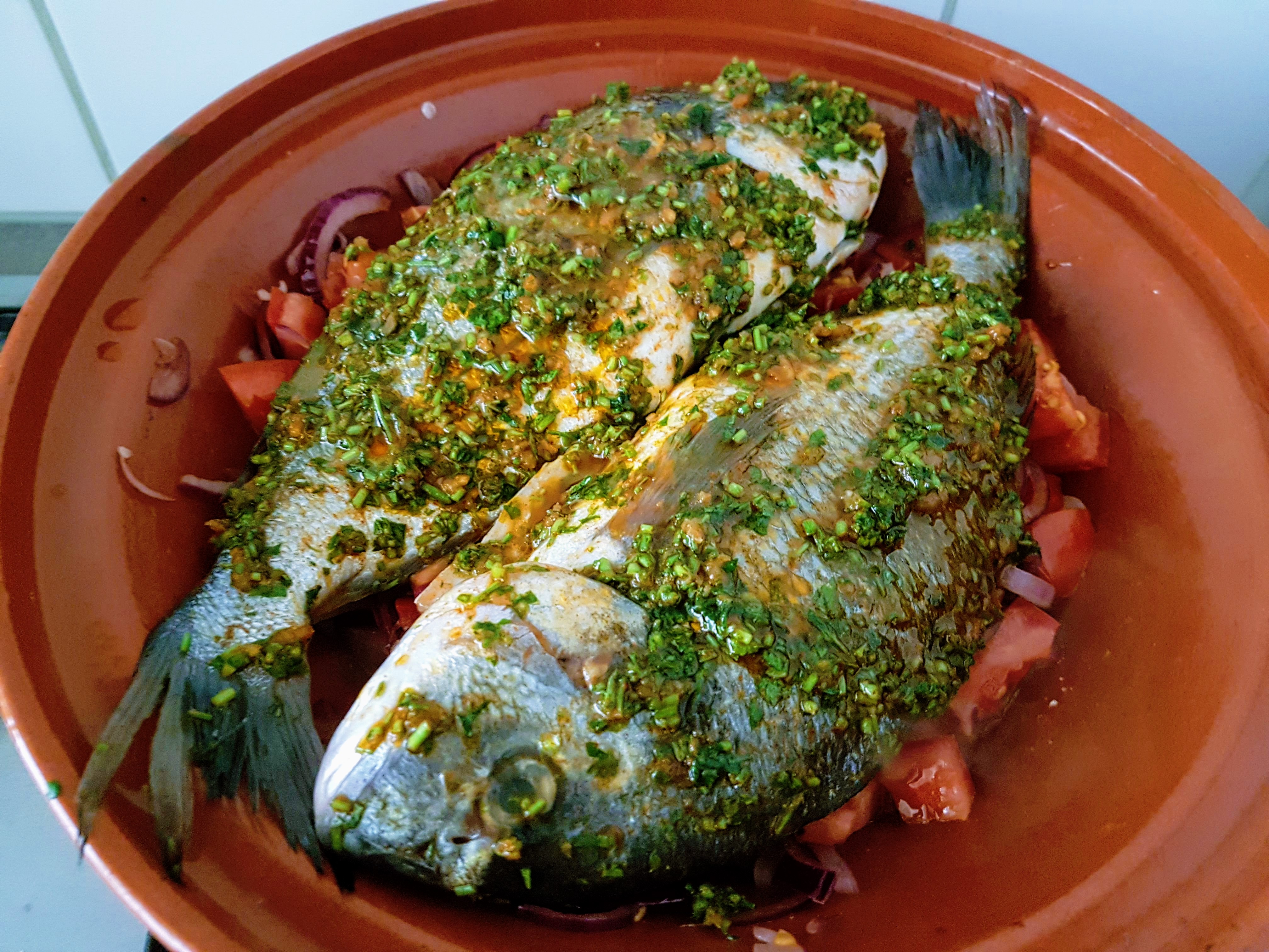 Tajine cu dorada si masline