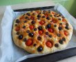 Foccacia cu masline si rosii-8