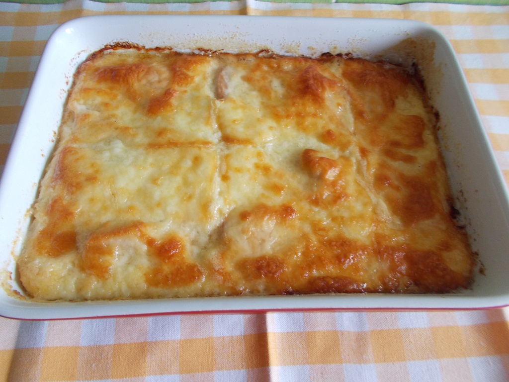 Gratin de piept de pui