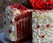 Tort Red Velvet, cu crema de branza si lamaie-10